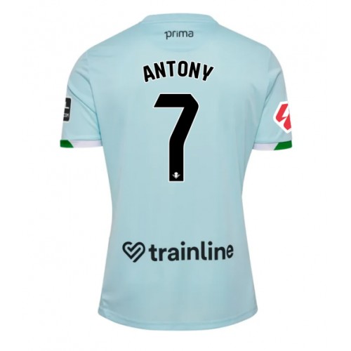 Moški Nogometni dresi Real Betis Antony #7 Gostujoči 2025-26 Kratek Rokav